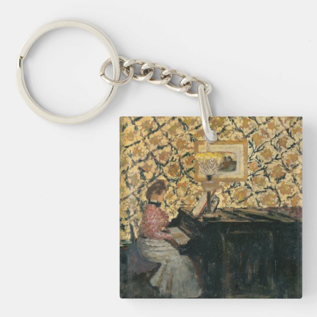 Misia at the Piano Key Ring (Front)