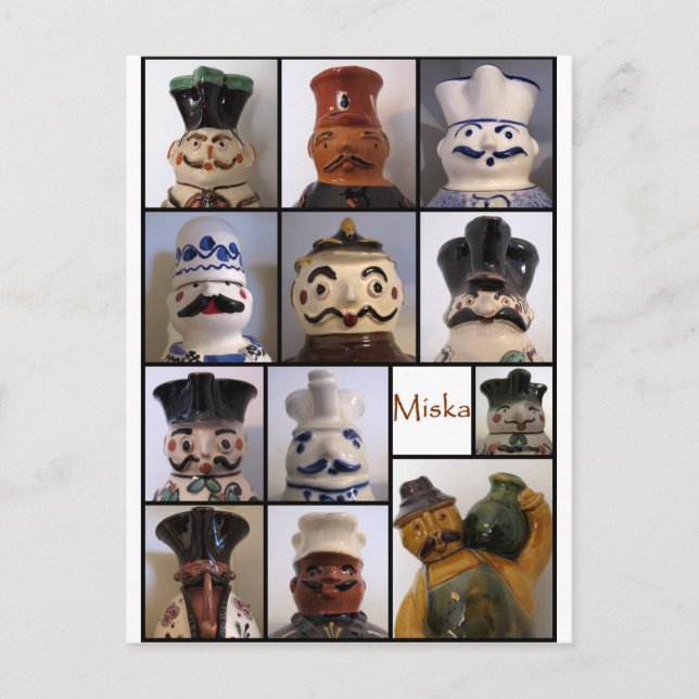 Miska Pitcher Post Card (Front)