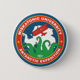 Miskatonic University Antarctic Expedition 6 Cm Round Badge