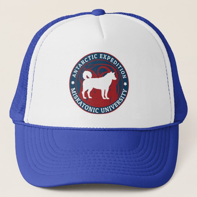 Miskatonic University Antarctic Expedition Trucker Hat (Front)