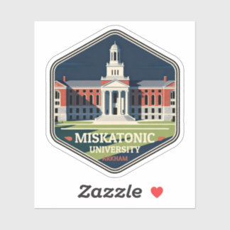 Miskatonic University Arkham Vintage Travel Badge