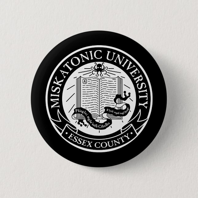 Miskatonic University Button (Front)