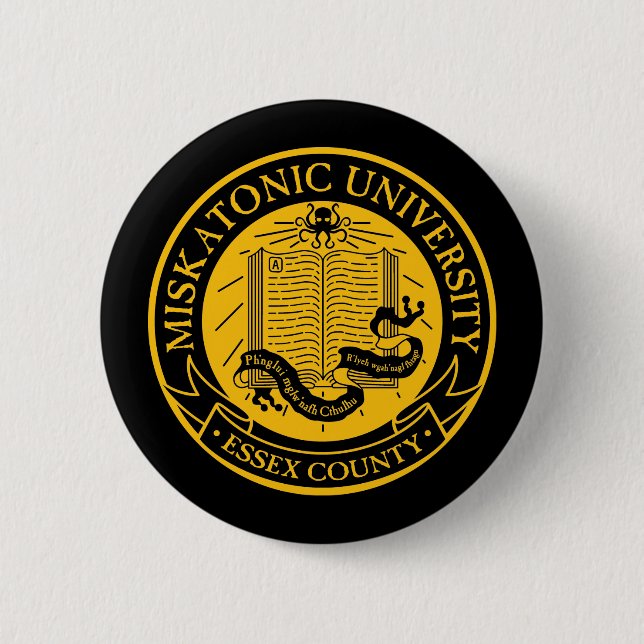 Miskatonic University Button (Front)
