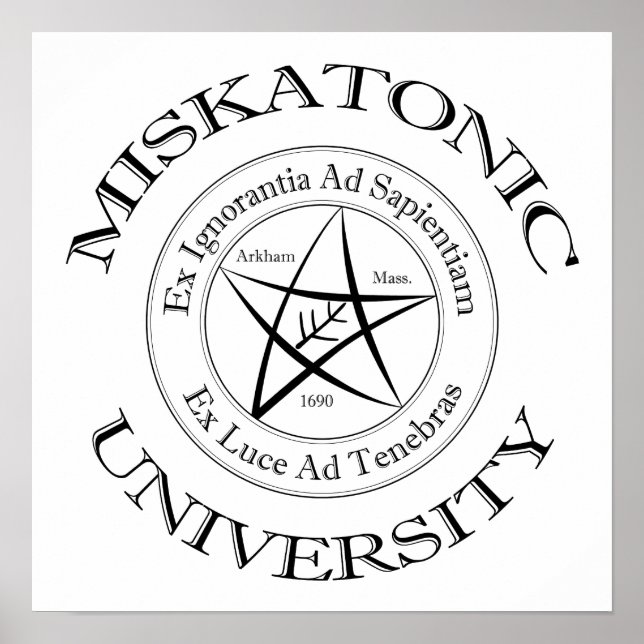 Miskatonic University Canvas Print (Front)