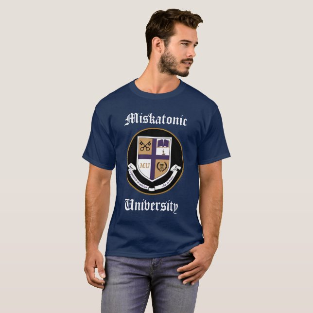 Miskatonic University Men's T-shirt (Front Full)