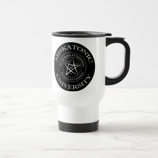 Miskatonic University Travel Mug (Right)
