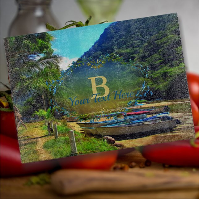 Mismaloya Boats on The River 0350  Cutting Board (Creator Uploaded)