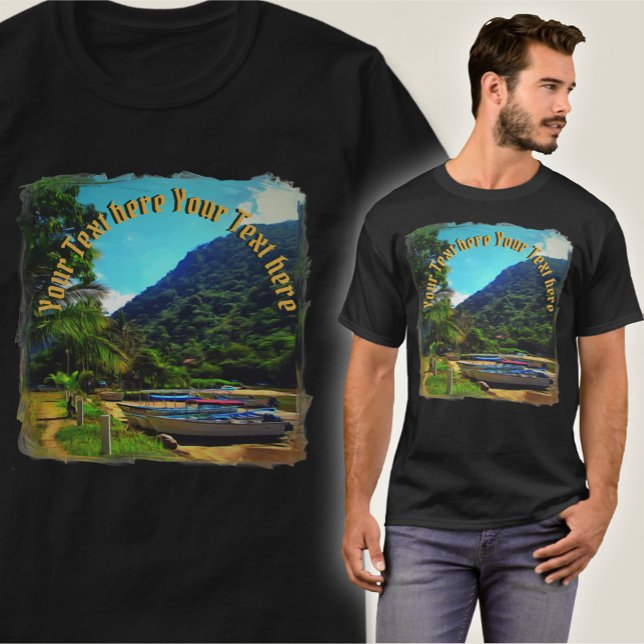 Mismaloya Boats on The River 0350  T-Shirt (Creator Uploaded)