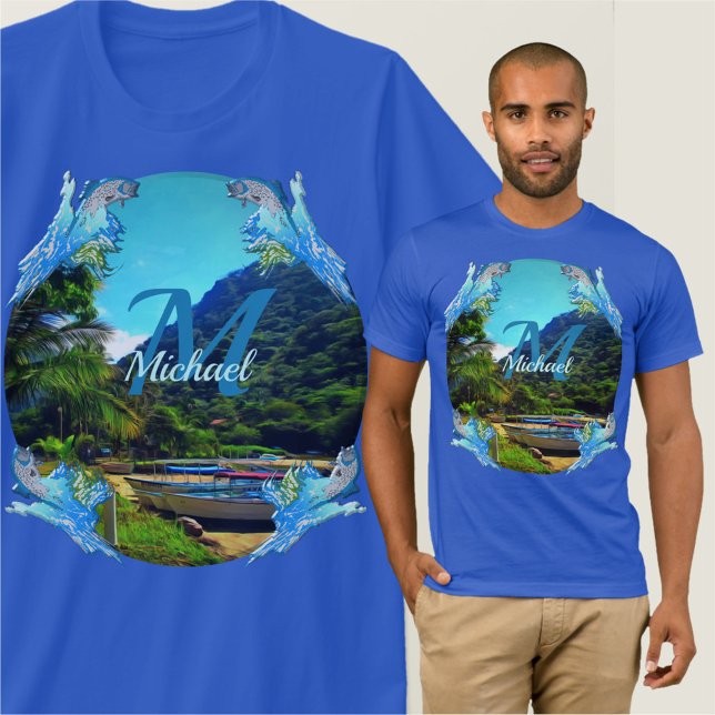 Mismaloya Boats on The River 0350 T-Shirt (Creator Uploaded)