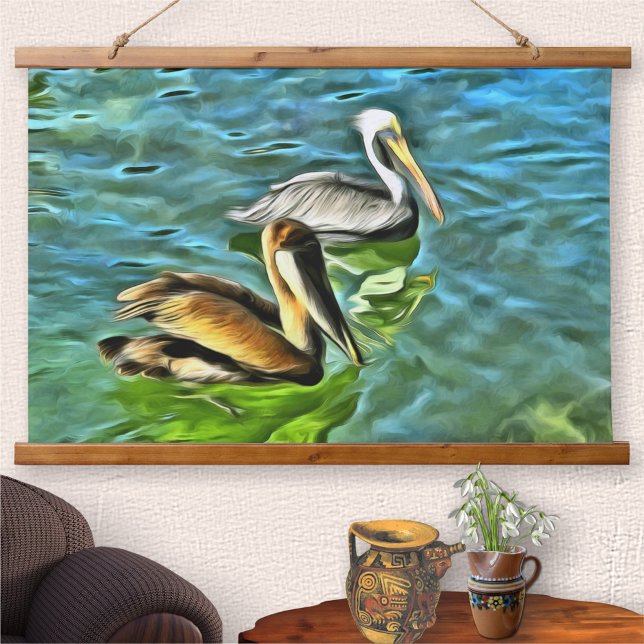 Mismaloya Pelicans 0329 Hanging Tapestry (Creator Uploaded)