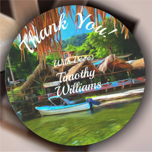 Mismaloya River 0331 Classic Round Sticker