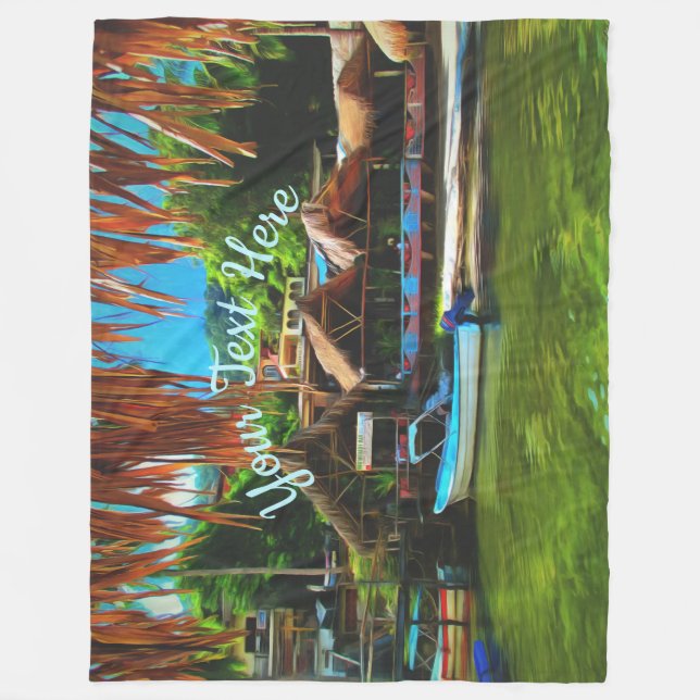 Mismaloya River 0331 Fleece Blanket (Front)