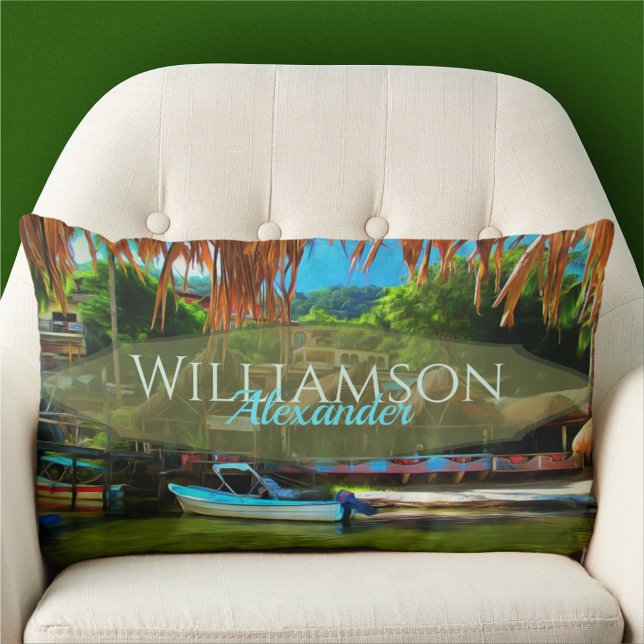 Mismaloya River 0331 Lumbar Cushion (Creator Uploaded)