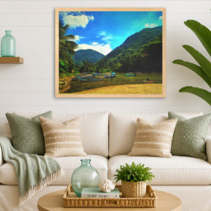 Mismaloya River Fishing Boats 0344 Art Print