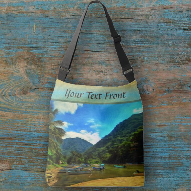 Mismaloya River Fishing Boats 0344 Crossbody Bag (Creator Uploaded)