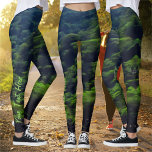 Mismaloya Trees 0350 Leggings<br><div class="desc">Painting "Mismaloya Boats on The River 0350" Collection Personalise on the product page or click the "Customise" button for more design options. Design created from my painting "Mismaloya Boats on The River 0350" capturing fishing boats on the Mismaloya River located south of Puerto Vallarta, Mexico in Mismaloya. Matching products available...</div>