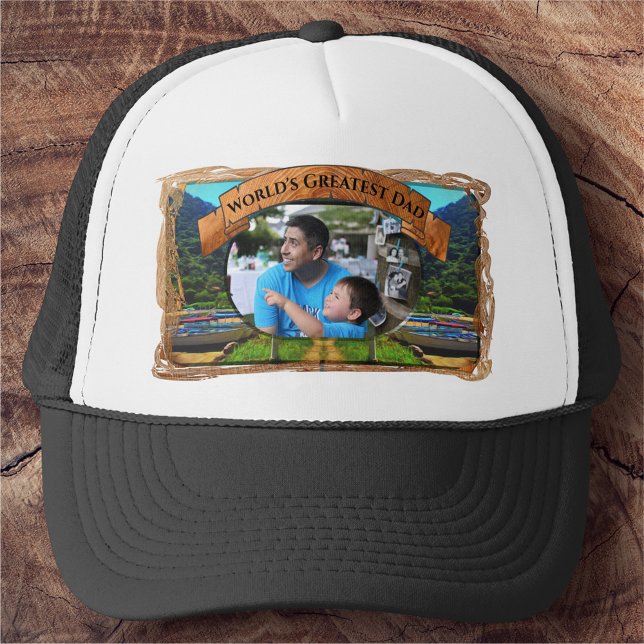 Mismaloya World's Greatest Dad 0350 Trucker Hat (Creator Uploaded)