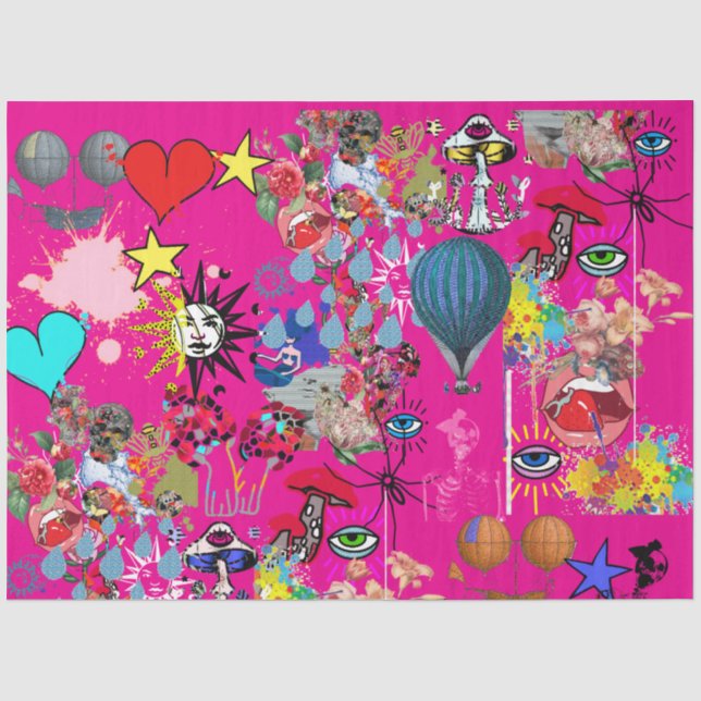 Mismatch Decoupage Tissue Paper  (Front)