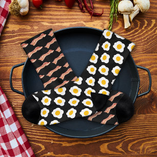 Mismatched Bacon and Eggs Socks