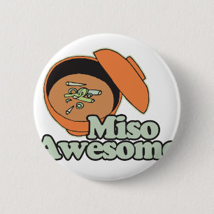 Miso Awesome 6 Cm Round Badge