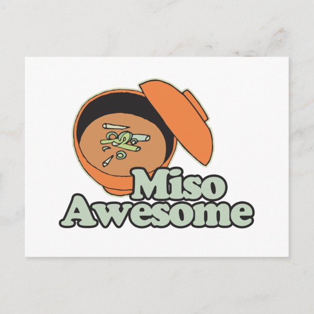 Miso Awesome Postcard (Front)