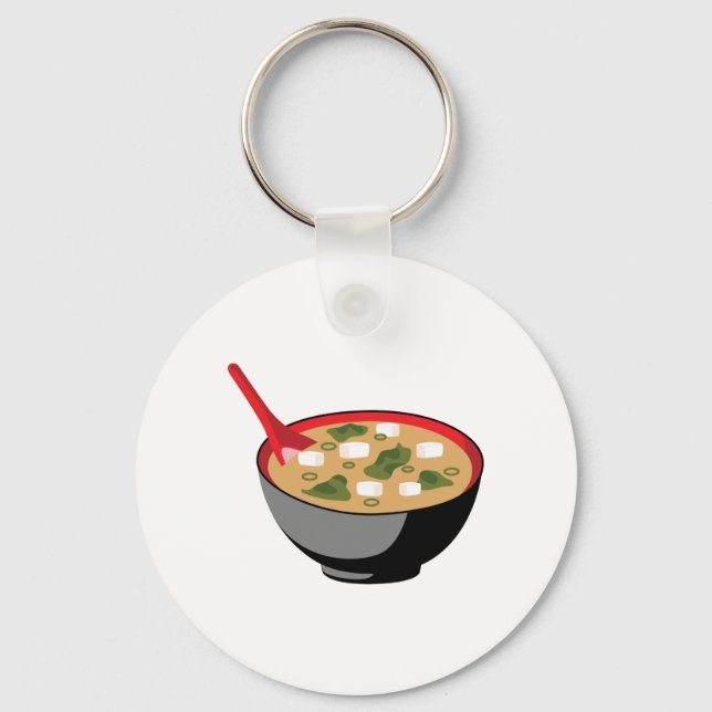 Miso Bowl Key Ring (Front)