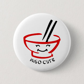 Miso Cute 6 Cm Round Badge