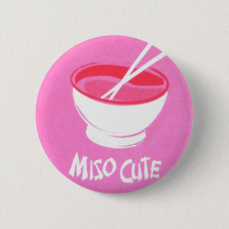 Miso Cute 6 Cm Round Badge