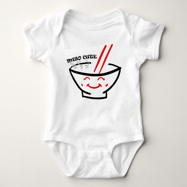 Miso Cute Baby Bodysuit (Front)