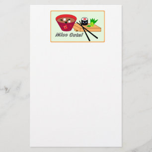 Miso Cute Sushi Stationary Stationery