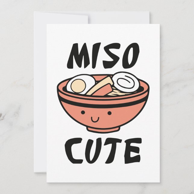Miso Cute Thank You Card (Front)