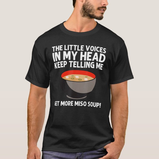   Miso Designs For Men Women Japanese Miso Soup   T-Shirt (Front)