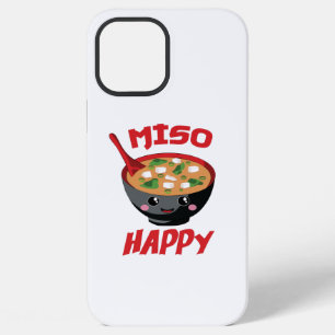 Miso Happy Funny Food Kawaii iPhone 12 Pro Max Case