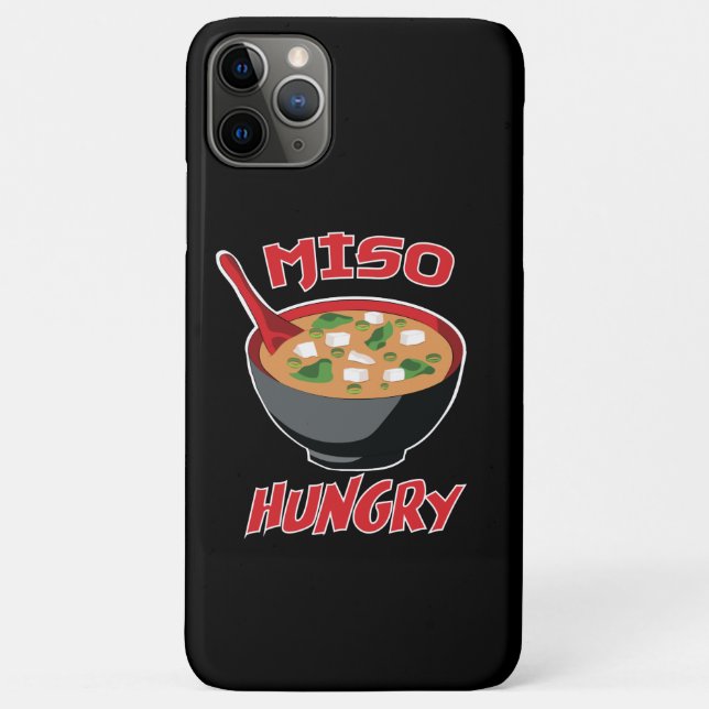 Miso Hungry Funny Food Kawaii Case-Mate iPhone Case (Back)