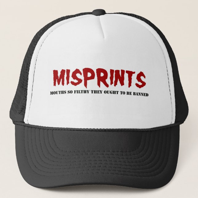 MISPRINTS_hat_filthymouth Trucker Hat (Front)