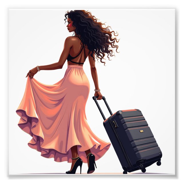 Miss african photo print (Front)