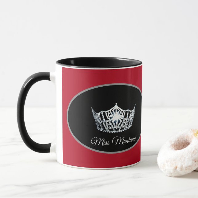 Miss America Crown Mug (With Donut)