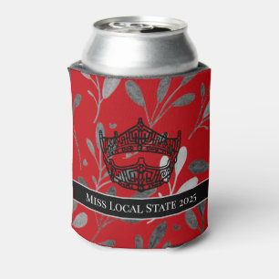 Miss America Crown Personalised Can Cooler