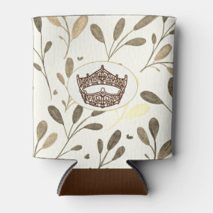 Miss America Crown Personalised Can Cooler