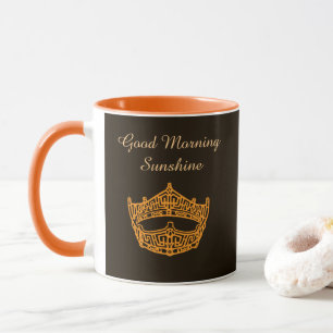 Miss America Good Morning Sunshine Crown Mug