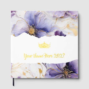 Miss. America Like Crown Foil Scrapbook  Guest Book