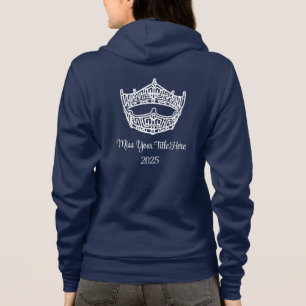 Miss America Pageant Style Crown Hoodie