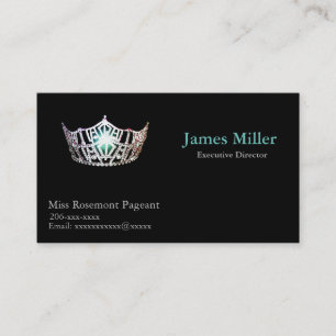 Miss America Personalised Pageant Business Card