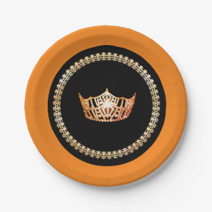 Miss America Red 7" Paper Plates
