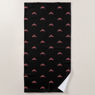 Miss America Rodeo USA Tiara Crown Beach Towel