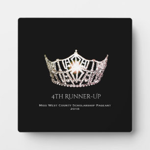 Miss America Silver Crown Runner-up Plaque