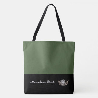 Miss America Silver Crown Tote Bag-Large Cactus Bag