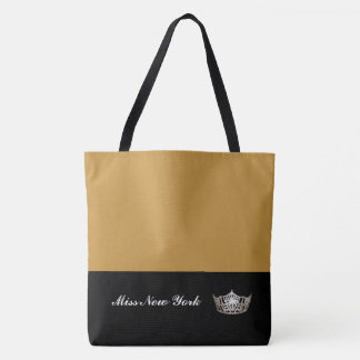 Miss America Silver Crown Tote Bag-Large GoldN Rod Bag