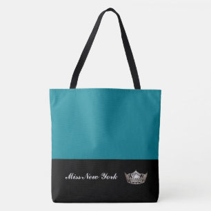 Miss America Silver Crown Tote Bag-Large Pacific Bag