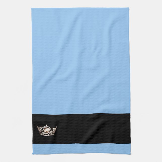 Miss America style Crown Kitchen Towel (Vertical)